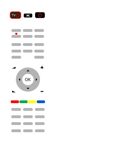 Blue Remote clipart