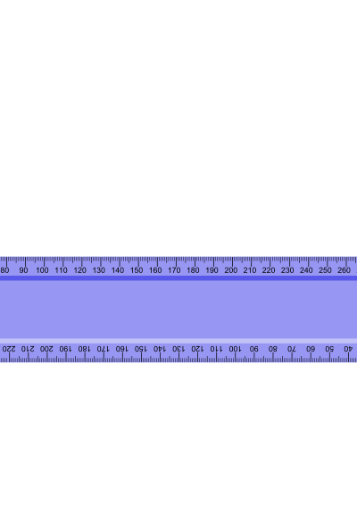 Blue Ruler 2 clipart