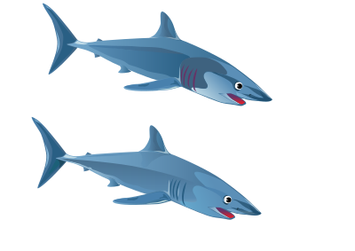 Blue Shark clipart