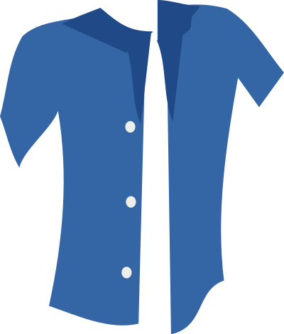 Blue shirt clipart