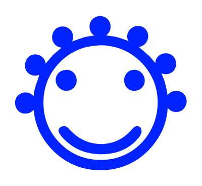 Blue Smiley clipart