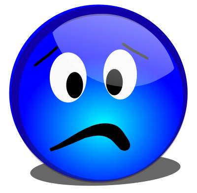 Blue Smiley clipart