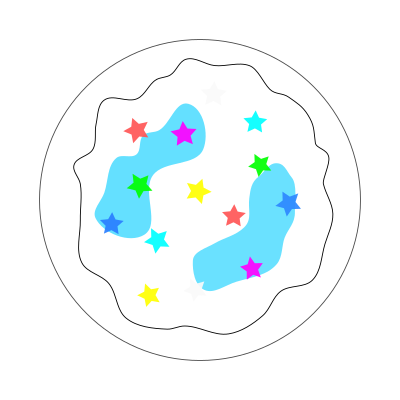 Blue Sugar Cookie - Solid clipart