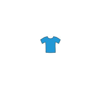Blue T-shirt clipart