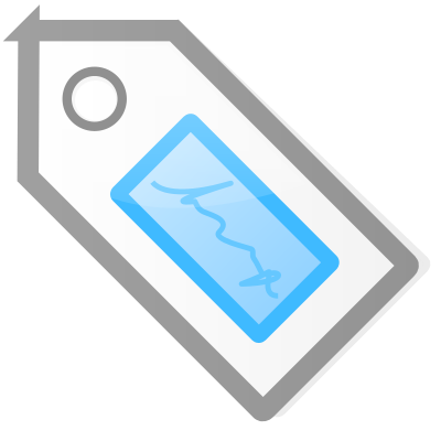 Blue Tag clipart