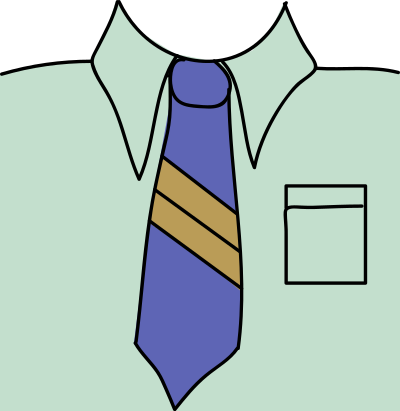 Blue Tie clipart