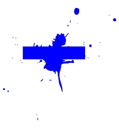 Blue tile splat clipart