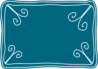 Blue voucher template A4 clipart