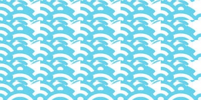 Blue wave-seigaiha clipart