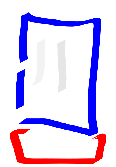 Blue white red chef's hat clipart