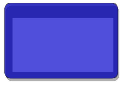 Blue2 button clipart