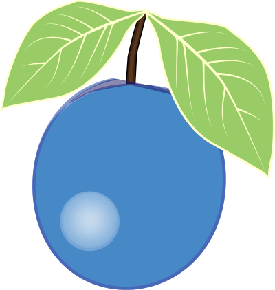 Blueberry clipart