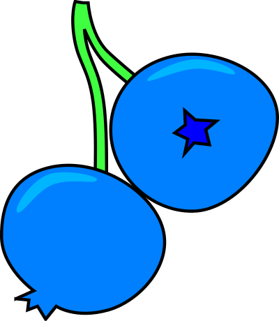 Blueberry clipart