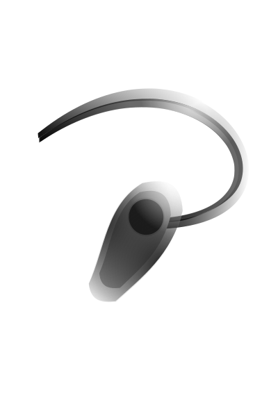 Bluetooth headset clipart