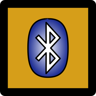 Bluetooth Icon [Umber] clipart