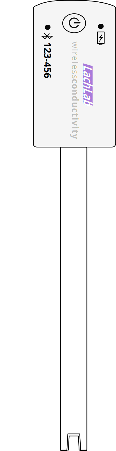 Bluetooth Leitfähigkeitsmesser clipart