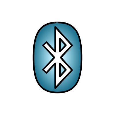 Bluetooth [light blue] clipart