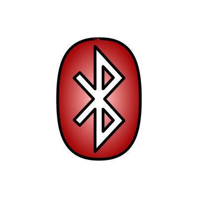 Bluetooth [red] clipart