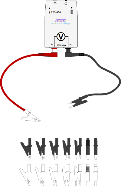 Bluetooth Spannungssmesser clipart