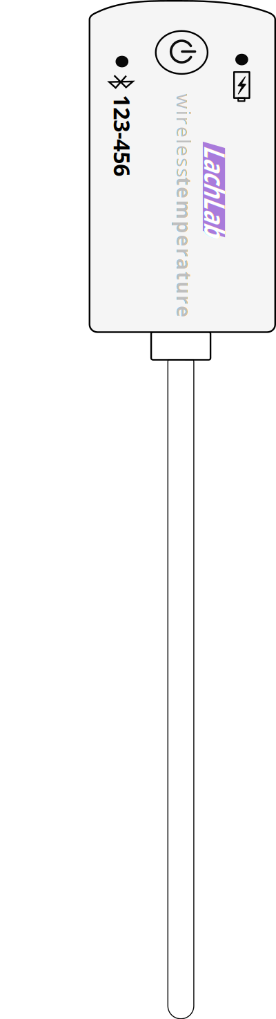 Bluetooth Temperatursensor clipart