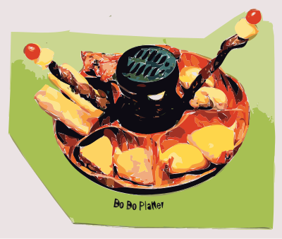 Bo Bo Platter clipart