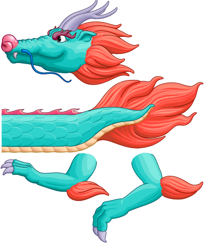 Bộ Phần Cong Rồng clipart
