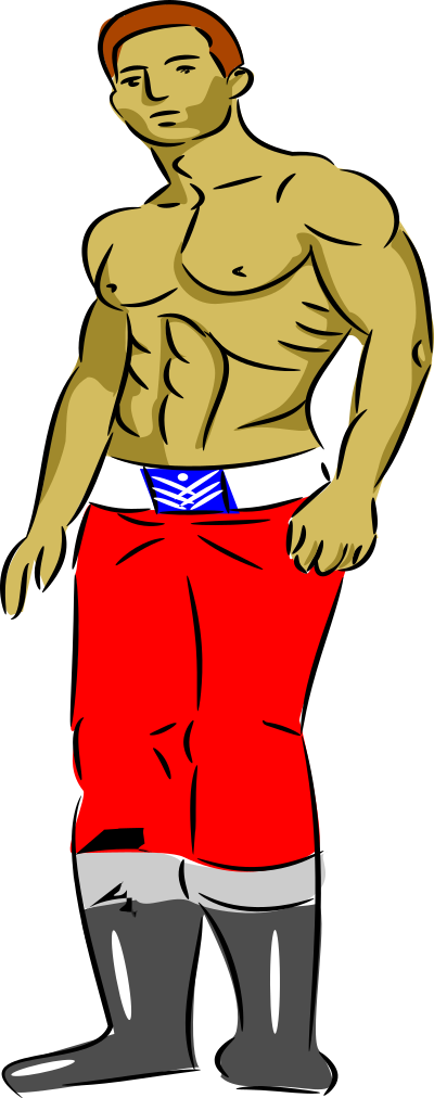 Bodybuilder clipart