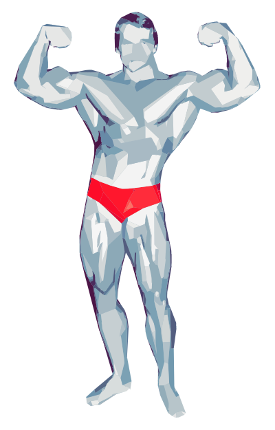 Bodybuilder clipart