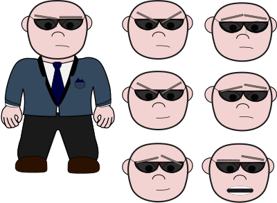 Bodyguard Henchmen clipart