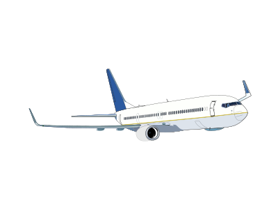 Boeing 737 clipart