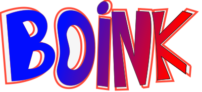 BOINK in color clipart
