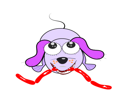 BOLINHA E A SALSICHA clipart