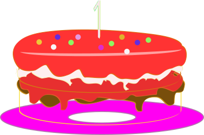BOLO ANIVERSÁRIO clipart