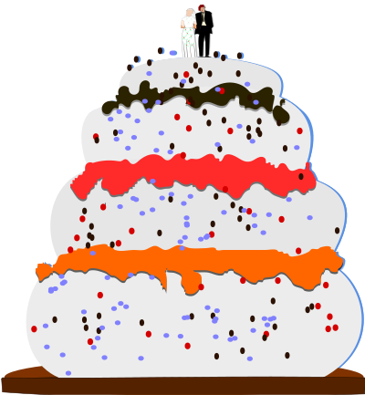 BOLO DE CASAMENTO clipart