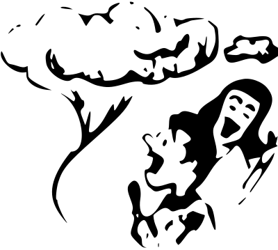 Bomb blast explosion clipart