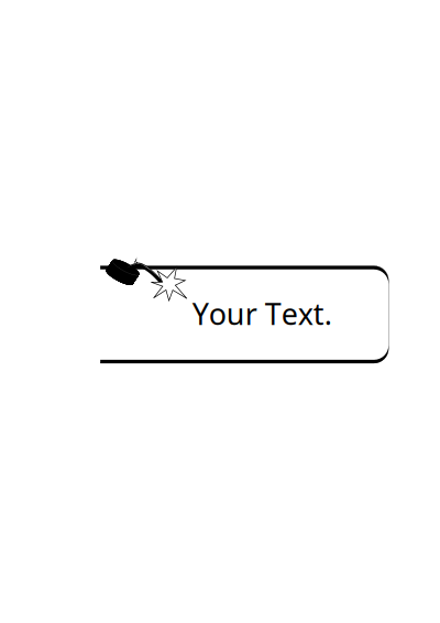 Bomb Button clipart