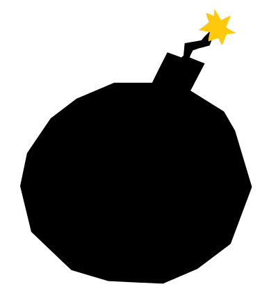 Bomb refixed clipart