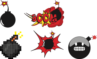 Bombs clipart