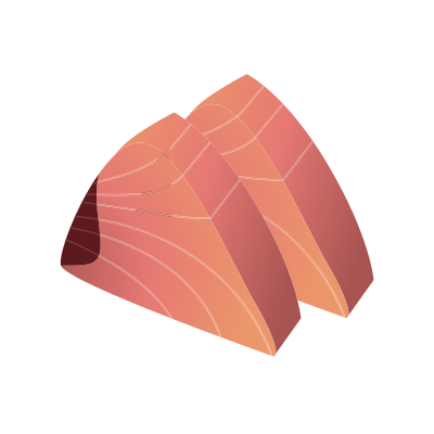 Bonito sashimi clipart
