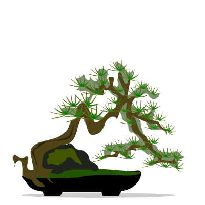 Bonsai-04 clipart