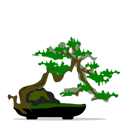 Bonsai-05 clipart