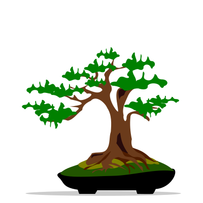 Bonsai-06 clipart