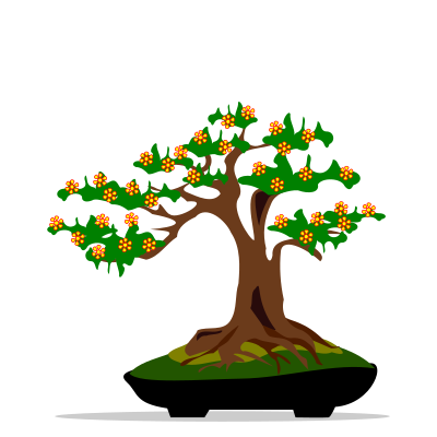 Bonsai-07 clipart