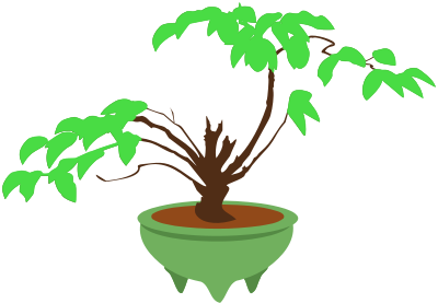 Bonsai in a Pot clipart