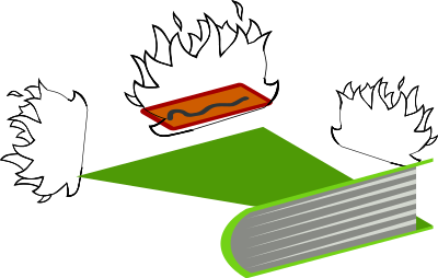 Book Burning clipart