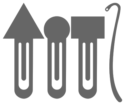 Bookmark outlines clipart