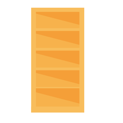 Bookshelf 2 clipart