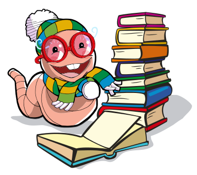 Bookworm clipart