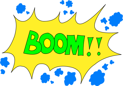 Boom! clipart
