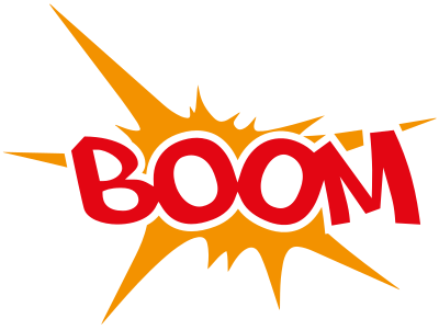 Boom clipart